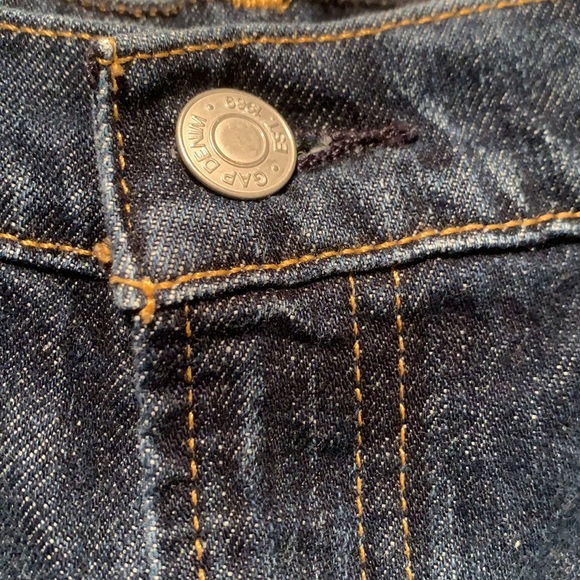 GAP 1969 Dark Girlfriend Cuffed Denim Shorts - Picture 3 of 9